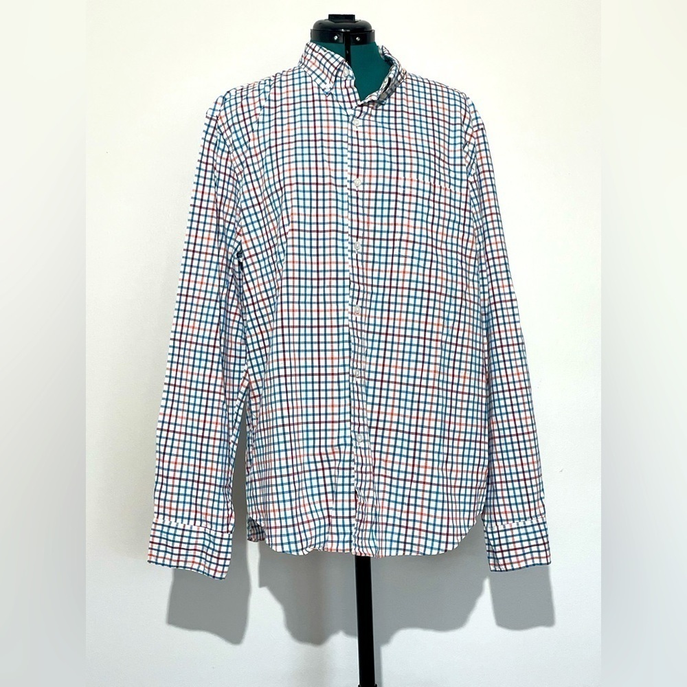 J.Crew Mercantile Flex Slimfit Size EX    Long sleeve dress shirt EUC